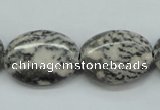 CZJ78 15.5 inches 18*25mm oval zebra jasper gemstone beads