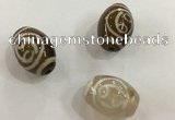 DZI303 10*14mm drum tibetan agate dzi beads wholesale