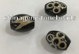 DZI332 10*14mm drum tibetan agate dzi beads wholesale