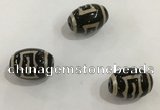 DZI341 10*14mm drum tibetan agate dzi beads wholesale