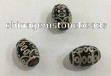 DZI342 10*14mm drum tibetan agate dzi beads wholesale