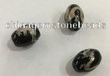 DZI345 10*14mm drum tibetan agate dzi beads wholesale