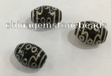 DZI352 10*14mm drum tibetan agate dzi beads wholesale