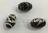 DZI359 10*14mm drum tibetan agate dzi beads wholesale