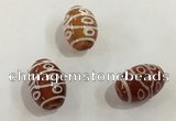 DZI374 10*14mm drum tibetan agate dzi beads wholesale