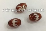 DZI393 10*14mm drum tibetan agate dzi beads wholesale