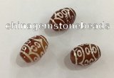 DZI394 10*14mm drum tibetan agate dzi beads wholesale