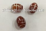 DZI399 10*14mm drum tibetan agate dzi beads wholesale