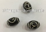 DZI407 10*14mm drum tibetan agate dzi beads wholesale