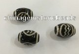 DZI413 10*14mm drum tibetan agate dzi beads wholesale