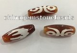 DZI424 10*28mm drum tibetan agate dzi beads wholesale