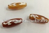 DZI425 10*28mm drum tibetan agate dzi beads wholesale