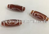 DZI431 10*30mm drum tibetan agate dzi beads wholesale