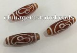 DZI440 10*30mm drum tibetan agate dzi beads wholesale