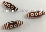 DZI450 10*30mm drum tibetan agate dzi beads wholesale