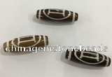 DZI455 10*30mm drum tibetan agate dzi beads wholesale