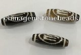 DZI456 10*30mm drum tibetan agate dzi beads wholesale