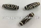 DZI457 10*30mm drum tibetan agate dzi beads wholesale