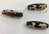 DZI481 10*30mm drum tibetan agate dzi beads wholesale