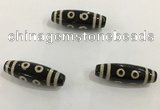 DZI485 10*30mm drum tibetan agate dzi beads wholesale