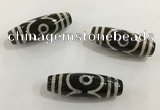 DZI487 10*30mm drum tibetan agate dzi beads wholesale