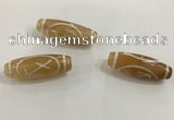 DZI500 10*30mm drum tibetan agate dzi beads wholesale