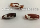 DZI523 10*30mm drum tibetan agate dzi beads wholesale