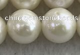 FWP117 15 inches 10mm - 11mm potato white freshwater pearl strands