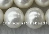 FWP126 15 inches 11mm - 12mm potato white freshwater pearl strands