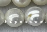 FWP131 15 inches 12mm - 13mm potato white freshwater pearl strands