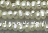 FWP14 14.5 inches 1.8mm potato white freshwater pearl strands