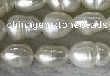 FWP165 14.5 inches 4mm - 5mm rice white freshwater pearl strands