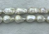 FWP366 15 inches 16mm - 18mm baroque freshwater nucleated pearl beads