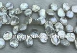 FWP376 Top-drilled 15mm - 18mm keshi freshwater pearl beads