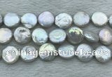 FWP393 15 inches 14mm - 16mm coin freshwater pearl beads