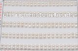 FWP450 half-drilled 3-3.5mm bread freshwater pearl beads