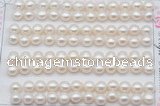 FWP457 half-drilled 6.5-7mm bread freshwater pearl beads