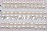 FWP459 half-drilled 7.5-8mm bread freshwater pearl beads