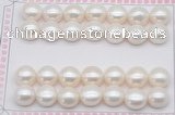 FWP467 half-drilled 11.5-12mm bread freshwater pearl beads