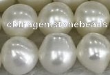 FWP79 15 inches 7mm - 8mm potato white freshwater pearl strands