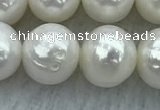 FWP86 15 inches 8mm - 9mm potato white freshwater pearl strands