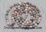 GMN111 Hand-knotted 6mm pink zebra jasper 108 beads mala necklaces