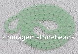 GMN14 Hand-knotted 8mm candy jade 108 beads mala necklaces