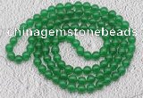 GMN16 Hand-knotted 8mm candy jade 108 beads mala necklaces