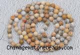 GMN401 Hand-knotted 8mm, 10mm yellow crazy lace agate 108 beads mala necklaces