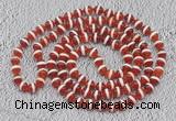 GMN426 Hand-knotted 8mm, 10mm tibetan agate 108 beads mala necklaces