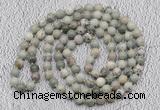 GMN453 Hand-knotted 8mm, 10mm artistic jasper 108 beads mala necklaces