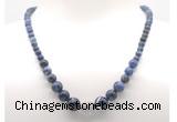 GMN7314 sodalite graduated beaded necklace & bracelet set