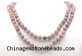 GMN8030 18 - 36 inches 8mm, 10mm lepidolite 54, 108 beads mala necklaces