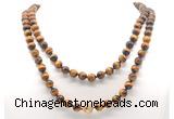 GMN8050 18 - 36 inches 8mm, 10mm grade AA yellow tiger eye 54, 108 beads mala necklaces